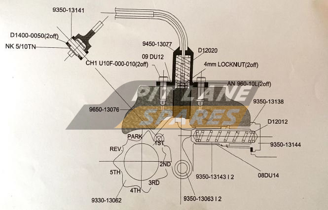 REVERSE/NEUTRAL BLOCKER AND DETENT CAM